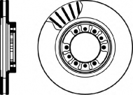 Тормозной диск HELLA 8DD 355 105-131