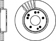 Тормозной диск HELLA 8DD 355 103-061