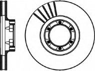Тормозной диск HELLA 8DD 355 100-321