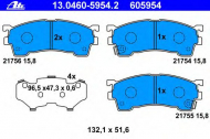 Комплект тормозных колодок ATE 13.0460-5954.2