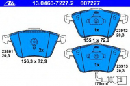 Комплект тормозных колодок ATE 13.0460-7227.2