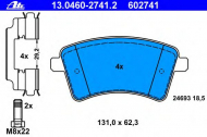 Комплект тормозных колодок ATE 13.0460-2741.2