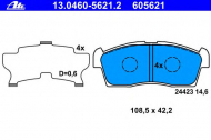 Комплект тормозных колодок ATE 13.0460-5621.2