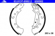 Комлект тормозных накладок ATE 03.0137-0502.2