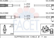 Комплект электропроводки FACET 4.7170