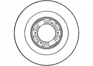 Тормозной диск NATIONAL NBD1009