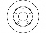 Тормозной диск NATIONAL NBD710