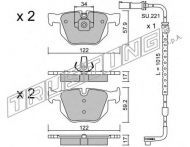 Комплект тормозных колодок TRUSTING 660.4W