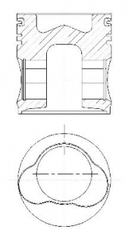 Поршень NÜRAL 87-522900-10