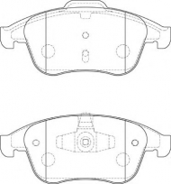 Комплект тормозных колодок NECTO FD7392A