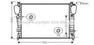 Теплообменник AVA QUALITY COOLING MSA2334