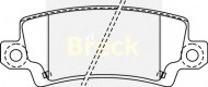 Комплект тормозных колодок BRECK 23816 00 704 10