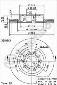 Тормозной диск BRECO BS 8477
