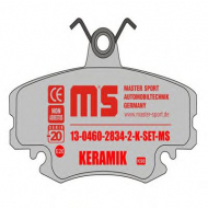 Комплект тормозных колодок MASTER-SPORT 13046028342-K-SET-MS