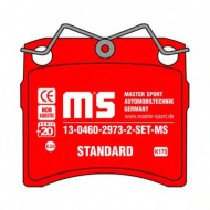 Комплект тормозных колодок MASTER-SPORT 13-0460-2973-2-SET-MS