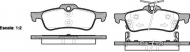 Комплект тормозных колодок WOKING P9623.02