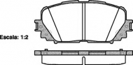 Комплект тормозных колодок WOKING P13583.00