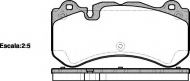 Комплект тормозных колодок WOKING P13793.00
