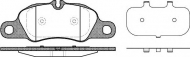 Комплект тормозных колодок WOKING P12663.00