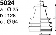 Комплект пыльника DEPA 5024