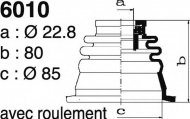 Комплект пыльника DEPA 6010