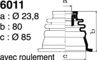 Комплект пыльника DEPA 6011