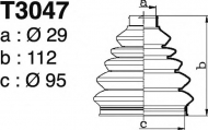Комплект пыльника DEPA T3047