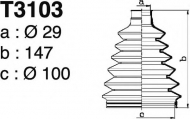 Комплект пыльника DEPA T3103