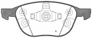 Комплект тормозных колодок OPEN PARTS BPA1082.30