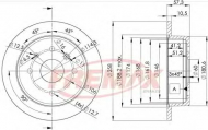 Тормозной диск FREMAX BD-6028