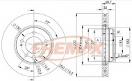 Тормозной диск FREMAX BD-3327