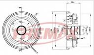 Тормозный барабан FREMAX BD-1242
