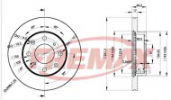 Тормозной диск FREMAX BD-1702