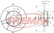 Тормозной диск FREMAX BD-4705