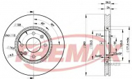 Тормозной диск FREMAX BD-7406