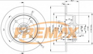 Тормозной диск FREMAX BD-3170