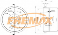 Тормозный барабан FREMAX BD-9617