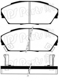 Комплект тормозных колодок IPS Parts IBD-1440
