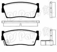 Комплект тормозных колодок IPS Parts IBD-1806