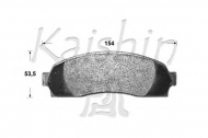 Комплект тормозных колодок KAISHIN D10077
