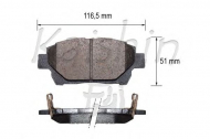 Комплект тормозных колодок KAISHIN D2283