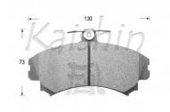 Комплект тормозных колодок KAISHIN D6090