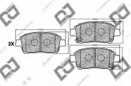 Комплект тормозных колодок DJ PARTS BP1051