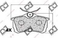 Комплект тормозных колодок DJ PARTS BP1079