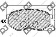 Комплект тормозных колодок DJ PARTS BP1086