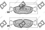 Комплект тормозных колодок DJ PARTS BP1121