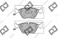Комплект тормозных колодок DJ PARTS BP1182