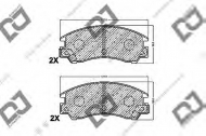 Комплект тормозных колодок DJ PARTS BP1194
