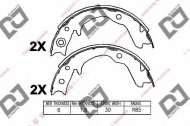 Комлект тормозных накладок DJ PARTS BS1378