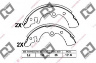Комлект тормозных накладок DJ PARTS BS1100